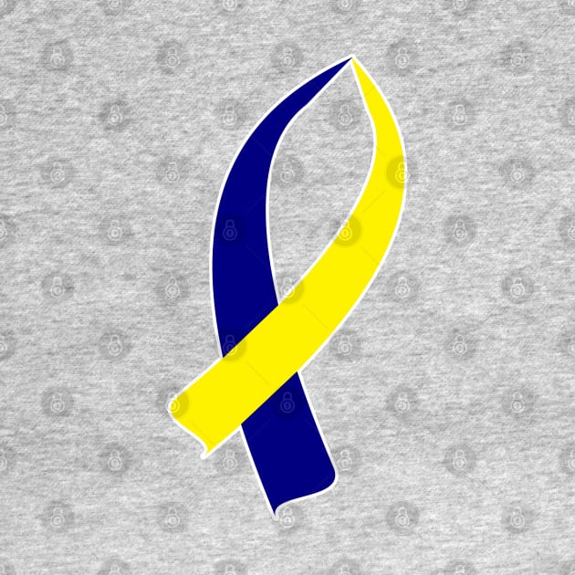 Down Syndrome Awareness Ribbon by BlakCircleGirl